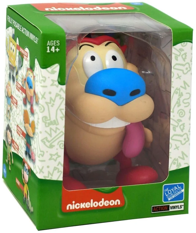 Main image of Nickelodeon Action Vinyls Stimpy Vinyl Figure 3 Inch