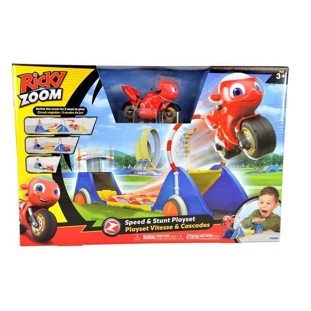 Alt view image 2 of 7 - Ricky Zoom Speed and Stunt Kids Playset