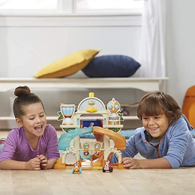 Alt view image 3 of 5 - Hasbro Top Wing Mission Ready Track Playset, Includes Ramp Jump & Double Vehicle Launcher for Top Wing Vehicles, Toy for Kids Ages 3 to 5, Model Number: E5277