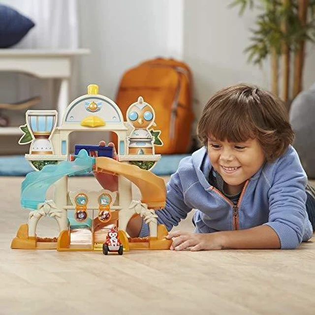 Alt view image 4 of 5 - Hasbro Top Wing Mission Ready Track Playset, Includes Ramp Jump & Double Vehicle Launcher for Top Wing Vehicles, Toy for Kids Ages 3 to 5, Model Number: E5277