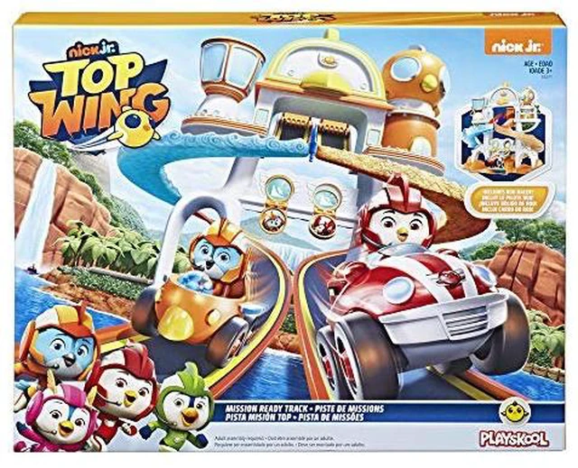 Alt view image 2 of 5 - Hasbro Top Wing Mission Ready Track Playset, Includes Ramp Jump & Double Vehicle Launcher for Top Wing Vehicles, Toy for Kids Ages 3 to 5, Model Number: E5277
