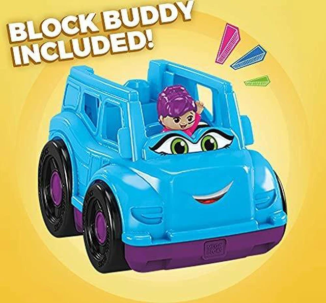 Main image of Mega Bloks First Builders Tina Tour Bus with Big Building Blocks, Building Toys for Toddlers (6 Pieces)