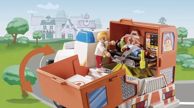 Alt view image 3 of 7 - Playmobil Duck On Call - Ambulance Emergency Vehicle