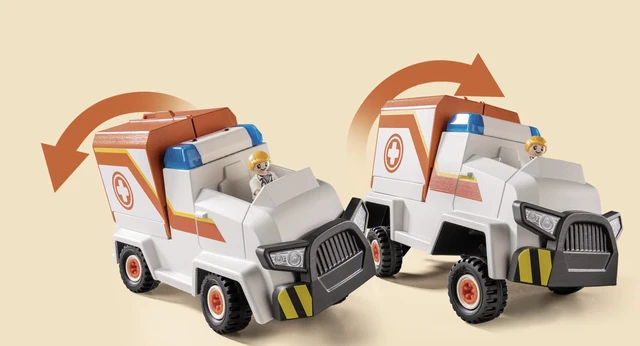 Alt view image 5 of 7 - Playmobil Duck On Call - Ambulance Emergency Vehicle