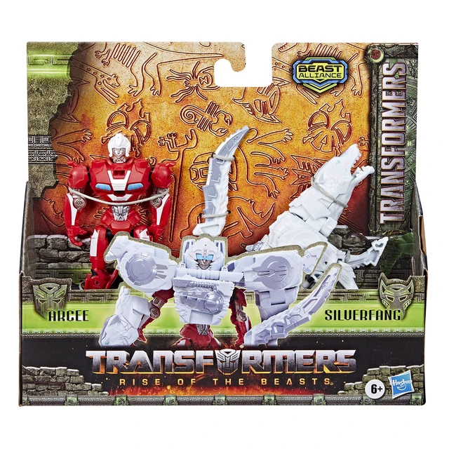 Alt view image 2 of 7 - Transformers: Rise of the Beasts Movie, Beast Alliance, Beast Combiners 2-Pack Arcee & Silverfang Toys, Ages 6 and Up, 5-inch