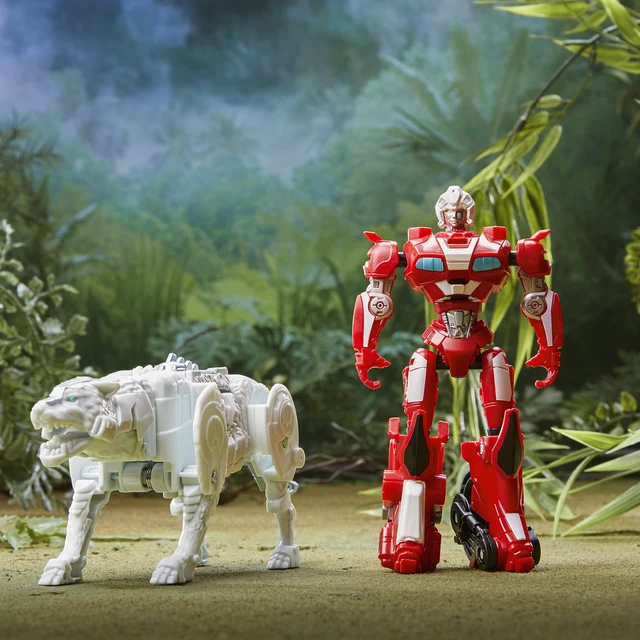 Alt view image 7 of 7 - Transformers: Rise of the Beasts Movie, Beast Alliance, Beast Combiners 2-Pack Arcee & Silverfang Toys, Ages 6 and Up, 5-inch