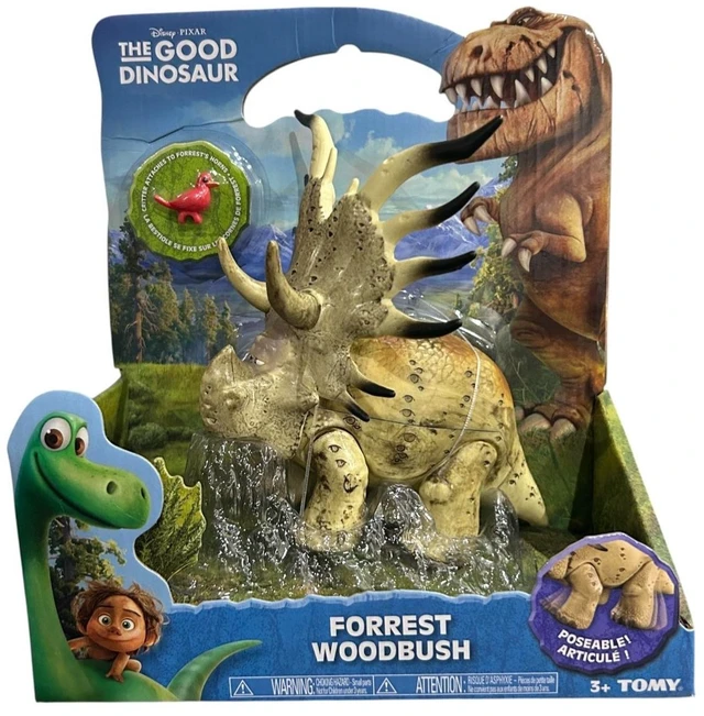 Main image of The Good Dinosaur Forrest Woodbush Feature Action Figure - New in box