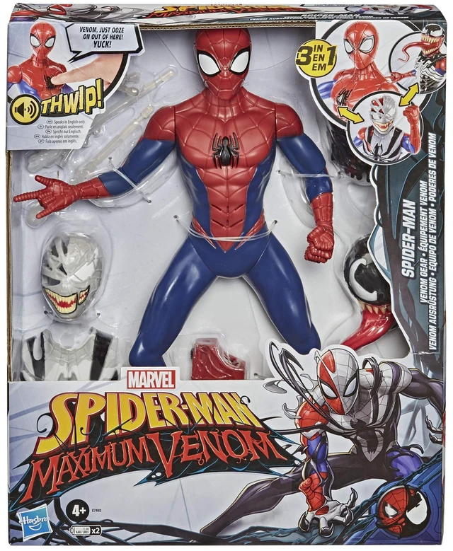 Alt view image 2 of 7 - Playset Marvel Spider-Man Maximum Venom, 12-Inch Figure, 054