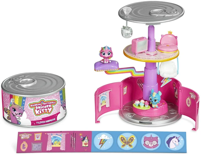 Main image of Rainbow Butterfly Unicorn Kitty 9 Lives Surprise. Styles May Vary from Shown, Multi Colered