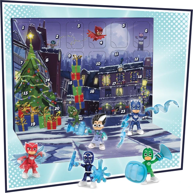 Alt view image 5 of 7 - PJ Masks Kids Advent Calendar, 24 Daily Surprise Toys Including PJ Masks Action Figures, Accessories, and Stickers, Countdown Calendar, Ages 3 and Up