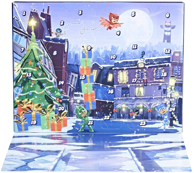 Alt view image 7 of 7 - PJ Masks Kids Advent Calendar, 24 Daily Surprise Toys Including PJ Masks Action Figures, Accessories, and Stickers, Countdown Calendar, Ages 3 and Up