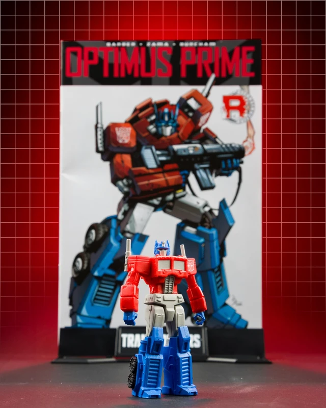 Alt view image 2 of 6 - McFarlane Toys - Transformers Page Punchers 2pk Optimus Prime and Megatron 3in Action Figures with 2 Comics