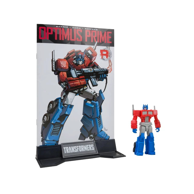 Alt view image 5 of 6 - McFarlane Toys - Transformers Page Punchers 2pk Optimus Prime and Megatron 3in Action Figures with 2 Comics