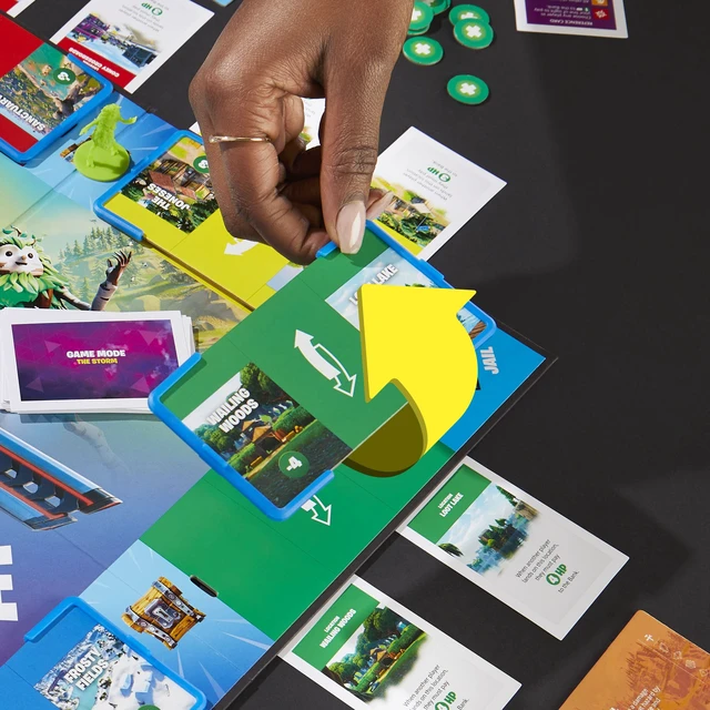 Alt view image 6 of 7 - Hasbro Gaming Monopoly Flip Edition: Fortnite Board Game for Ages 13 Game Inspired by Fortnite Video Game, Board Games for Teens and Adults, 2-4 Players