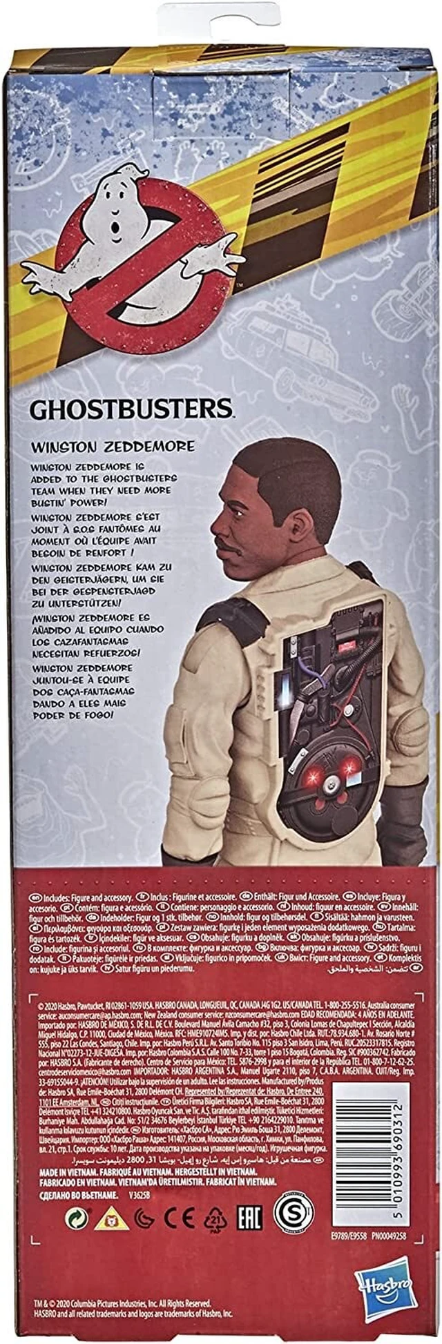 Alt view image 7 of 7 - HASBRO GHOSTBUSTERS CLASSIC 1984 WINSTON ZEDDEMORE 12" ACTION FIGURE