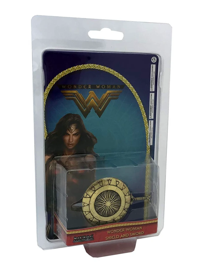 Alt view image 2 of 3 - Factory Entertainment KUZOS DC Comics Wonder Woman Sword + Shield, Die Cast