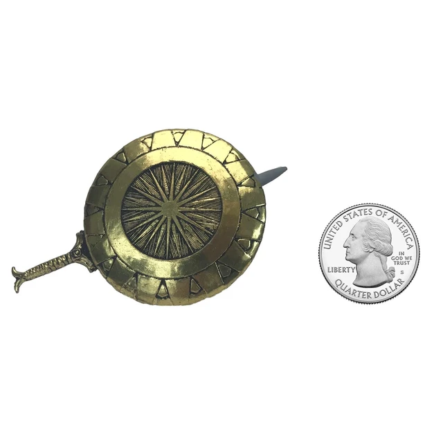 Alt view image 3 of 3 - Factory Entertainment KUZOS DC Comics Wonder Woman Sword + Shield, Die Cast