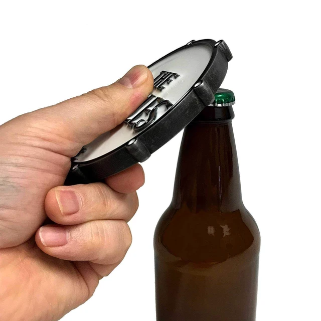 Alt view image 3 of 3 - Factory Entertainment The Beatles Drum Head Bottle Opener