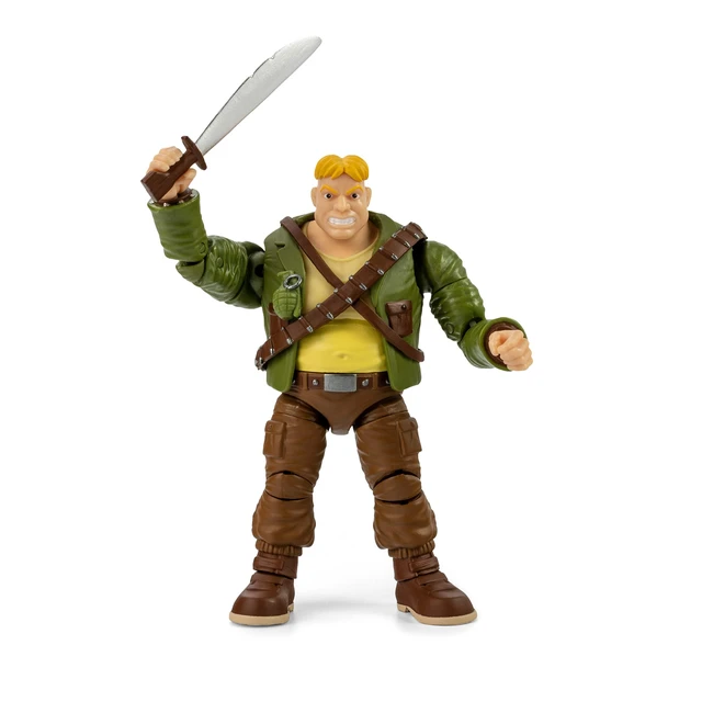 Alt view image 3 of 5 - The Loyal Subjects BST AXN Teenage Mutant Ninja Turtles Rocksteady 5" Action Figure with Accessories, Multicolored