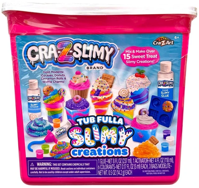 Main image of Cra-Z-Slimy Tub Fulla Sweet Treats kit
