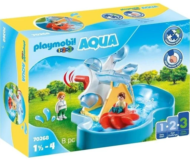 Main image of Playmobil 1.2.3 Aqua Water Wheel Carousel