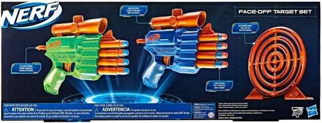 Alt view image 3 of 3 - Nerf Elite 2.0 Face Off Target Set, Includes 2 Dart Blasters Target