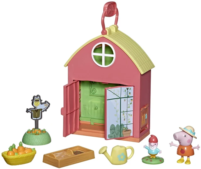 Alt view image 4 of 4 - Peppa Pig Peppa's Adventures Peppas F36585L0 Garden Shed Play Set Includes 1 Figure, 5 Accessories, with Carry Handle for Travel, Suitable for Ages 3 and Above