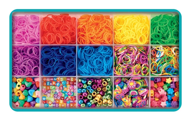 Alt view image 2 of 4 - Cra-Z-Art CRA-Z-Loom Deluxe Rubber Band Case Comprehensive Loom Kit with Assorted Bands & Tools | Includes Storage Case for Easy Organization & Creativity