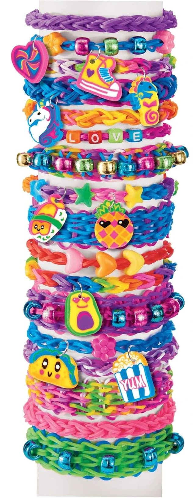 Alt view image 3 of 4 - Cra-Z-Art CRA-Z-Loom Deluxe Rubber Band Case Comprehensive Loom Kit with Assorted Bands & Tools | Includes Storage Case for Easy Organization & Creativity
