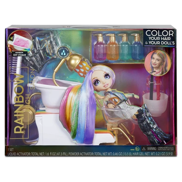 Main image of Rainbow Surprise Salon Playset
