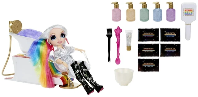 Alt view image 6 of 7 - Rainbow Surprise Salon Playset