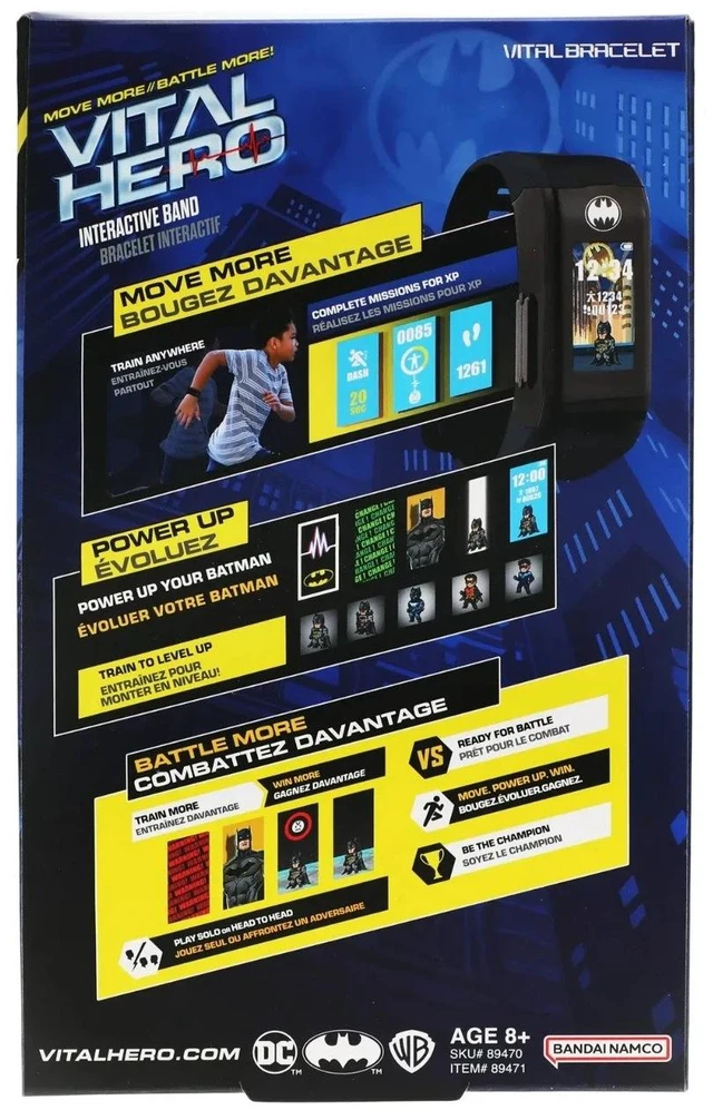 Alt view image 2 of 5 - Vital Hero Batman Black Case with Black Band