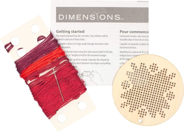Alt view image 2 of 4 - Dimensions Nordic Snowflake Wood Ornament Kit