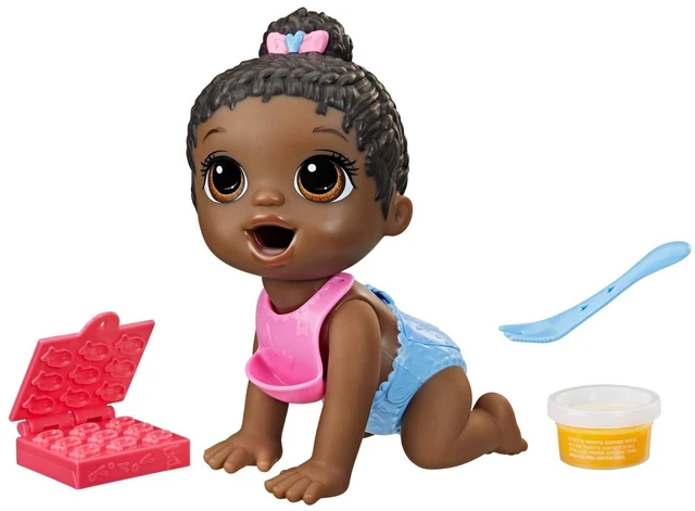 Alt view image 3 of 3 - Baby Alive: Lil Snacks 5-Inch Doll Black Hair, Brown Eyes