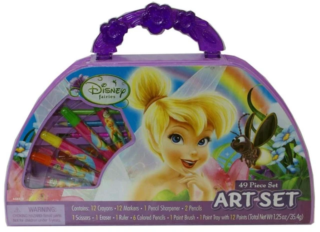 Main image of Disney Fairies Take-a-long Purse Art Set