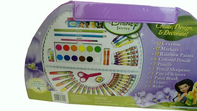 Alt view image 4 of 4 - Disney Fairies Take-a-long Purse Art Set