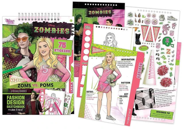 Alt view image 3 of 7 - Disney Zombies Fashion Design Light Table - Kids' Tracing Light Box & Accessories