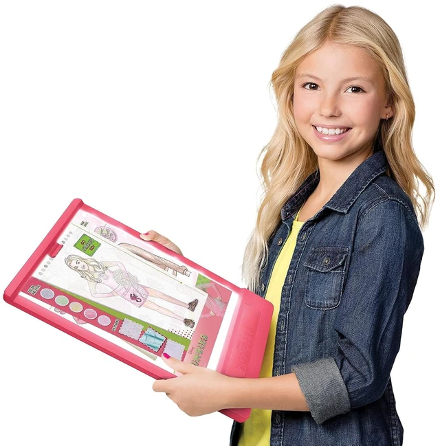 Alt view image 6 of 7 - Disney Zombies Fashion Design Light Table - Kids' Tracing Light Box & Accessories