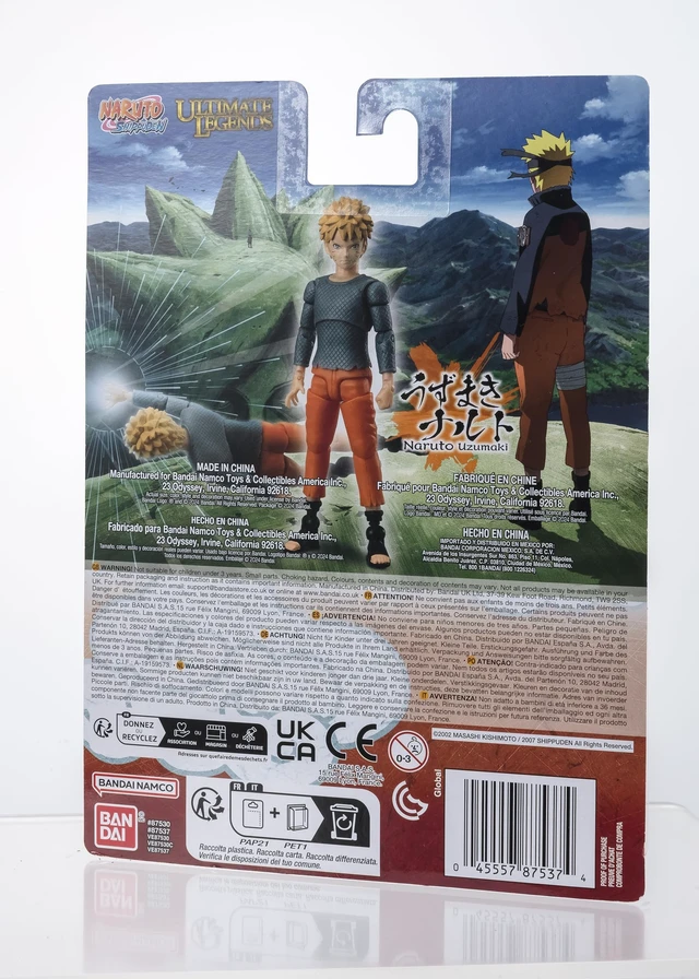 Alt view image 5 of 7 - Ultimate Legends - Naruto 5" Naruto Uzumaki (The Final Valley) Action Figure