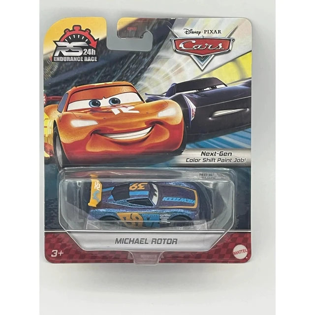 Main image of Disney Pixar Cars Michael Rotor RS 24h Endurance Race Next-Gen Color Shift Paint