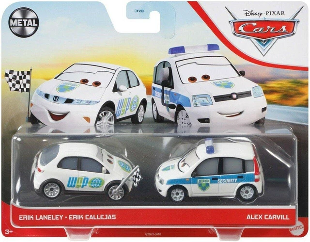 Main image of Disney Pixar Cars 1:55 Scale die-cast Erik Laneley & Alex Carvill