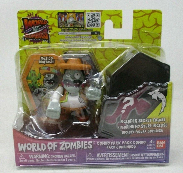 Main image of Bandai World of Zombies 2-Pack 2.5" Figure Mezico Mariachi and Secret Figure