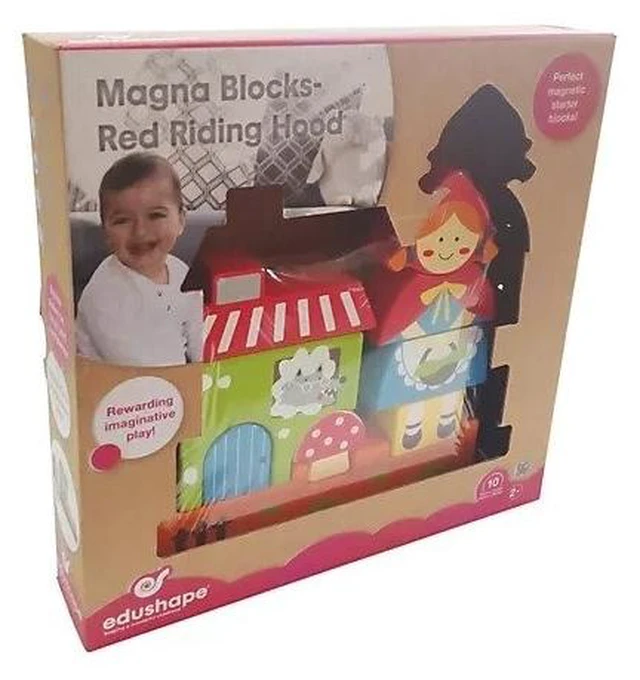 Main image of Edushape 10-Piece Red Riding Hood Magna Blocks