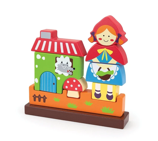 Alt view image 2 of 3 - Edushape 10-Piece Red Riding Hood Magna Blocks