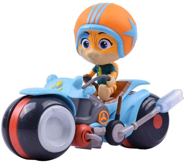 Alt view image 3 of 7 - Bandai Namco - 44 Cats Vehicle with 3" Figure, Lampo Vehicle (ID88082)