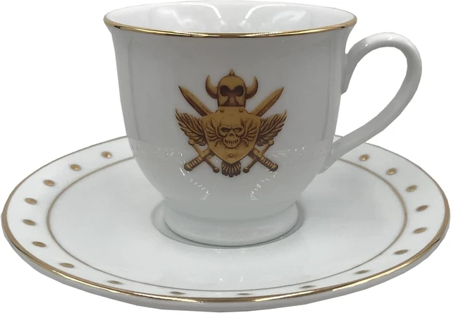 Main image of Masters of The Universe Revelation Castle Grayskull Crest Porcelain Cup & Saucer