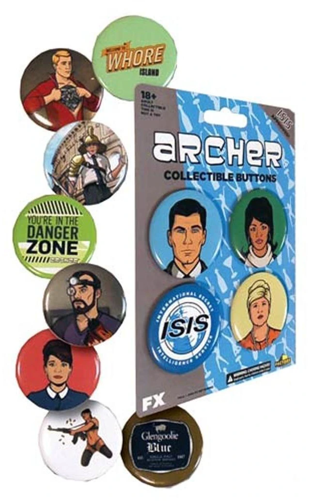 Main image of Factory Entertainment Archer Button A (Assorted)