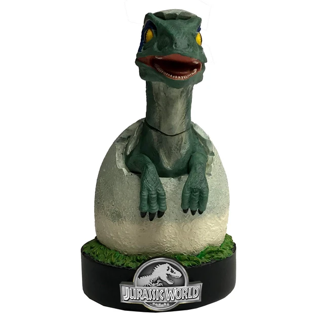 Alt view image 2 of 3 - Factory Entertainment Jurassic World Blue Raptor Hatchling Premium Motion Statue