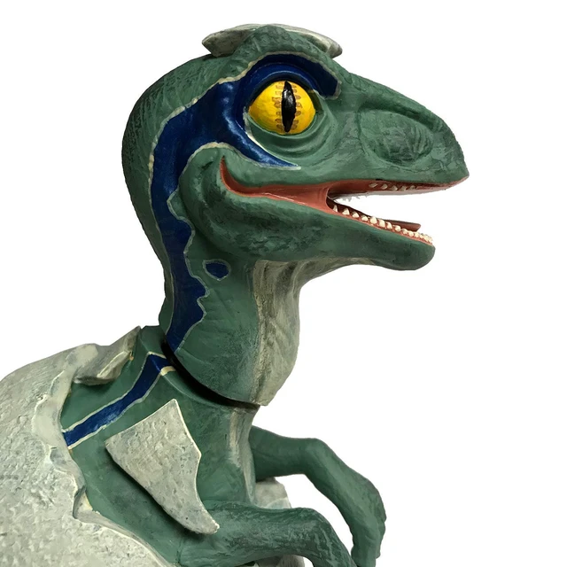 Alt view image 3 of 3 - Factory Entertainment Jurassic World Blue Raptor Hatchling Premium Motion Statue