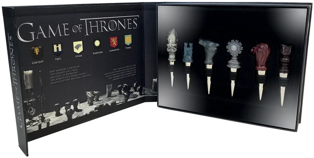 Main image of Factory Entertainment Game of Thrones - House Sigil Wine Stoppers (Set of 6)